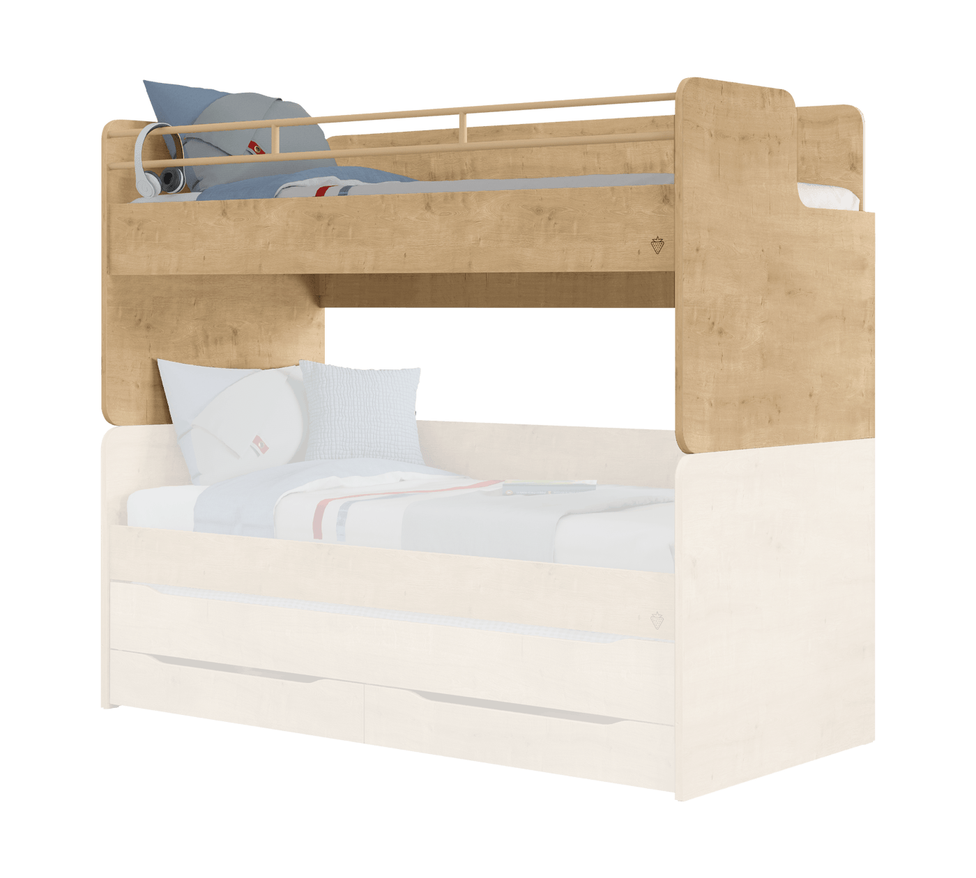 Mocha Studio Upper Bed [90x200 Cm] - ON ORDER ONLY