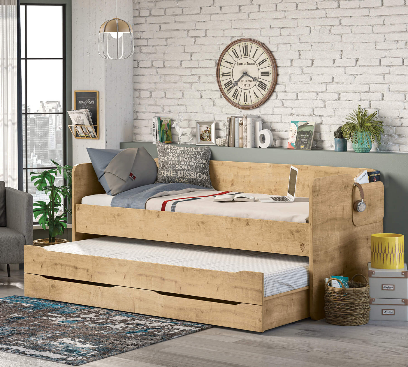Mocha Studio Upper Bed [90x200 Cm] - ON ORDER ONLY