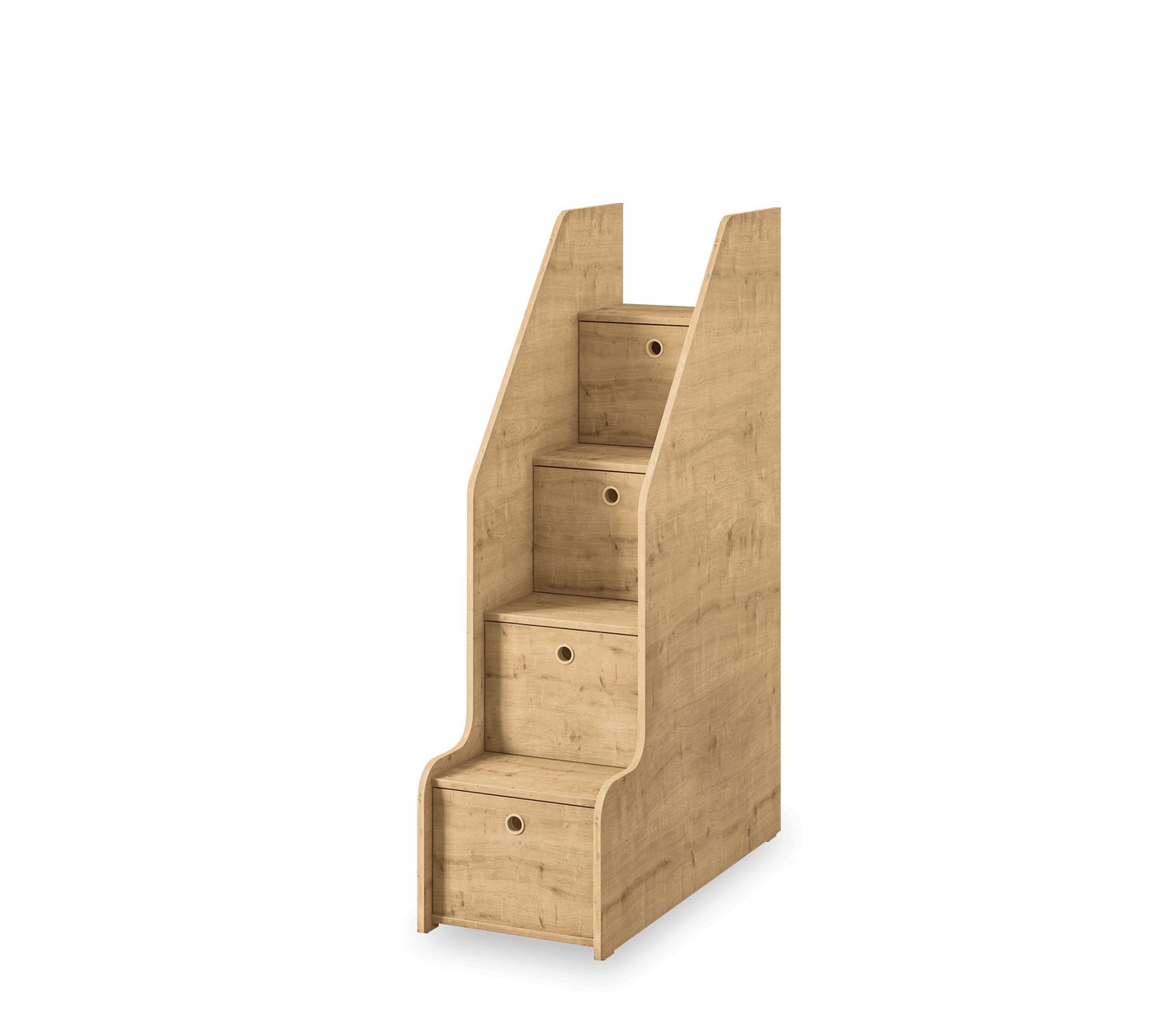 Mocha Studio Staircase With Cabinet - ON ORDER ONLY