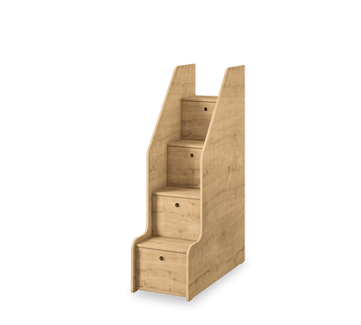 Mocha Studio Staircase With Cabinet - ON ORDER ONLY