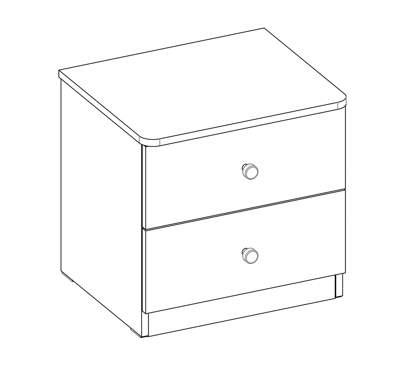 Mocha Nightstand