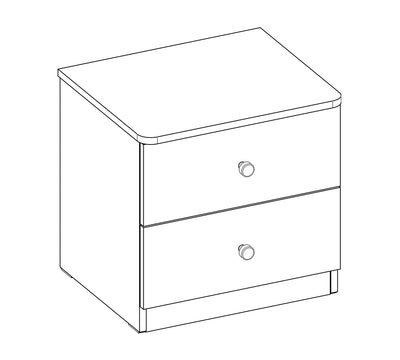 Mocha Nightstand