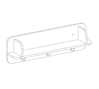 Natura Baby Hanger Shelf - ON ORDER ONLY
