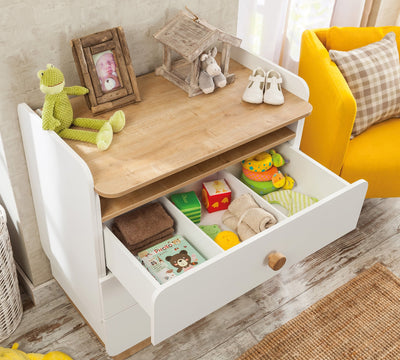 Natura Baby Dresser With Desk