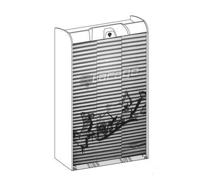 Champion Racer 3 Doors Wardrobe