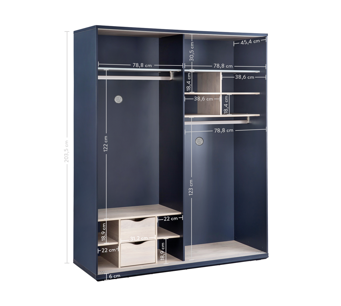 Trio Sliding Wardrobe - ON ORDER ONLY