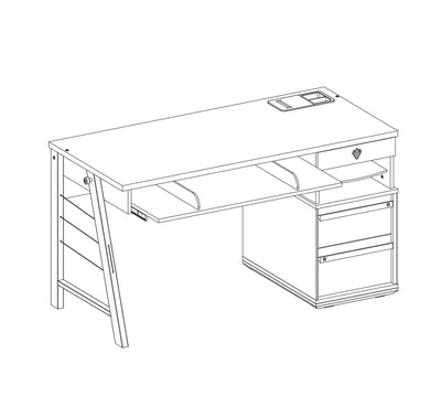 Trio Large Study Desk