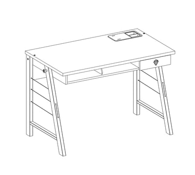 Trio Medium Study Desk