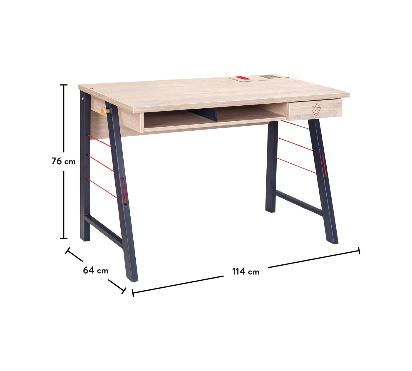 Trio Medium Study Desk