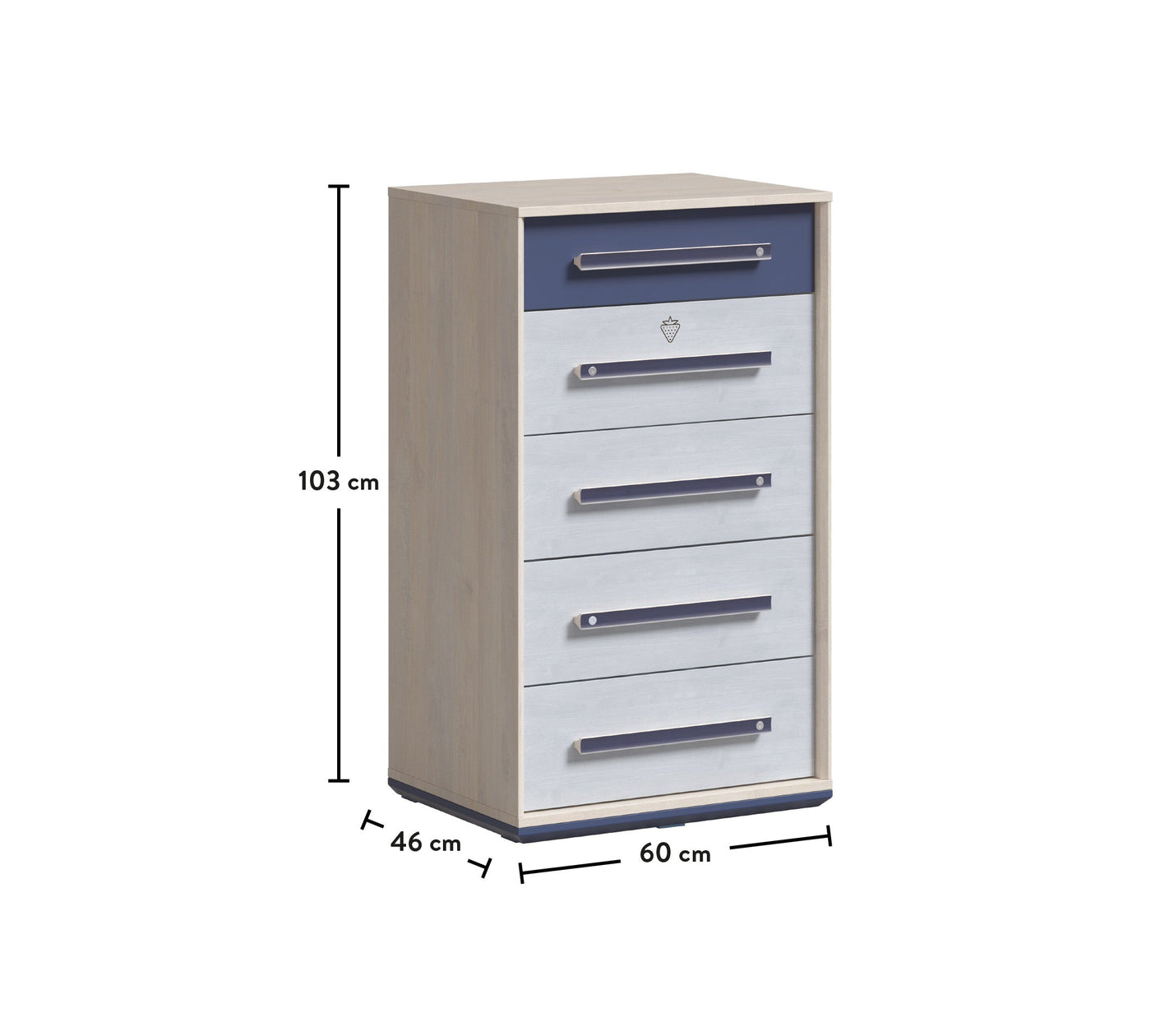 Trio Tall Dresser - ON ORDER ONLY