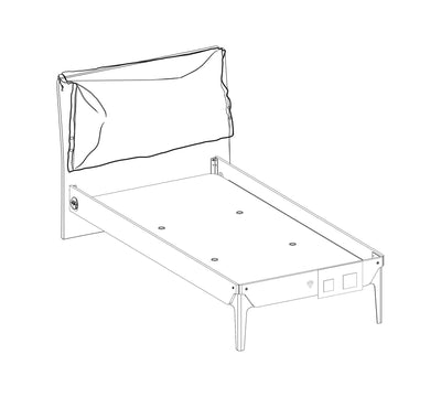 Trio Bed [100x200 Cm] - ON ORDER ONLY
