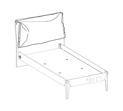 Trio Bed [120x200 Cm] - ON ORDER ONLY