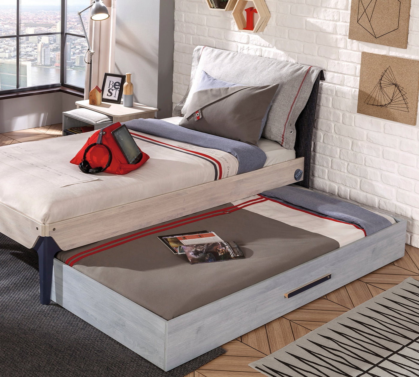 Trio Pull-out Bed [90x190 Cm]