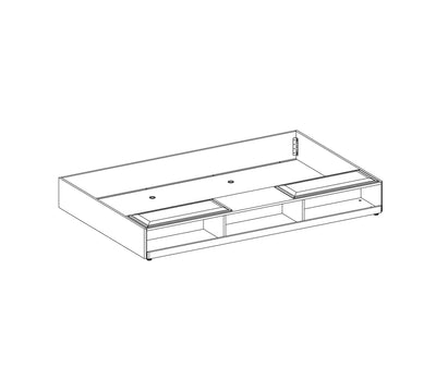 Trio Pull-out Bed With Partitions [90x190 Cm] - ON ORDER ONLY