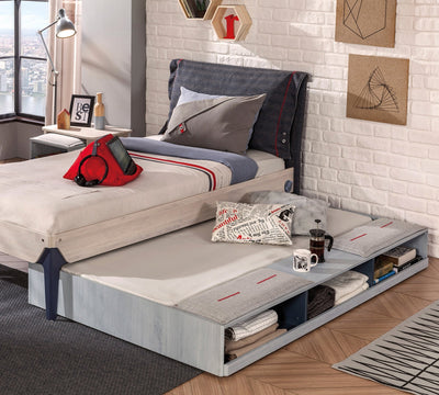 Trio Pull-out Bed With Partitions [90x190 Cm] - ON ORDER ONLY