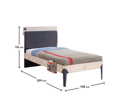 Trio Line Bed [100x200 Cm]