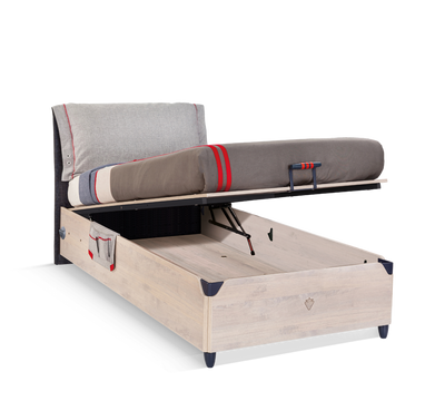 Trio Bed With Base [100x200 Cm]
