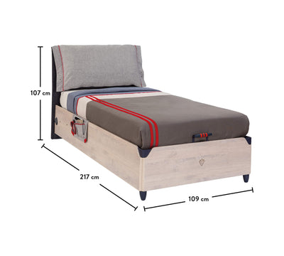 Trio Bed With Base [100x200 Cm]