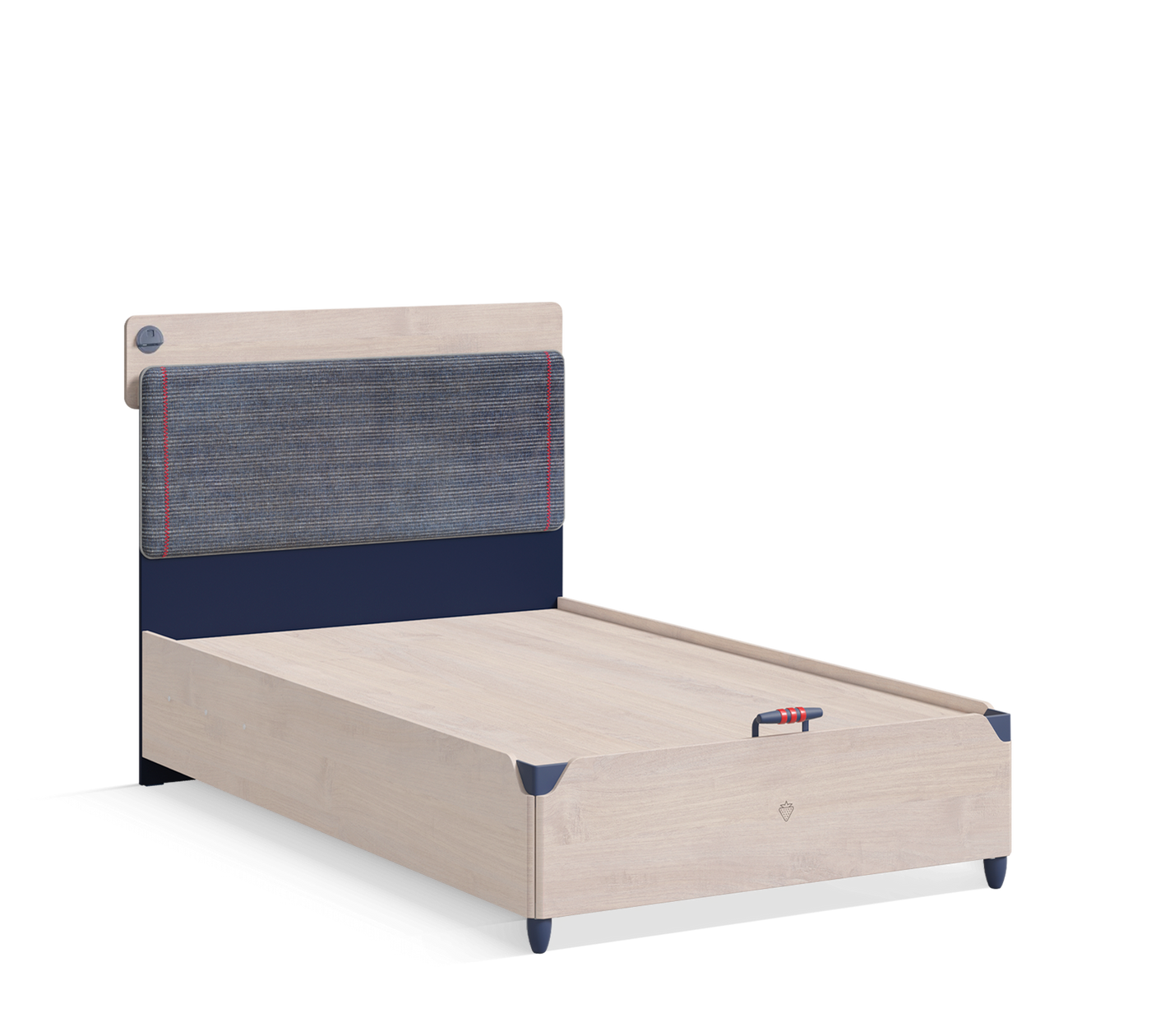 Trio Line Bed With Base [120x200 Cm] - ON ORDER ONLY