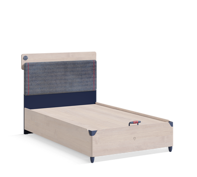 Trio Line Bed With Base [120x200 Cm] - ON ORDER ONLY