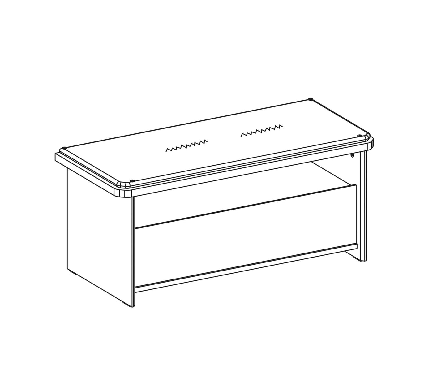 Trio Ottoman With Drawer
