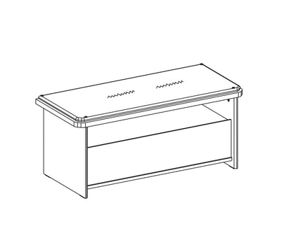 Trio Ottoman With Drawer
