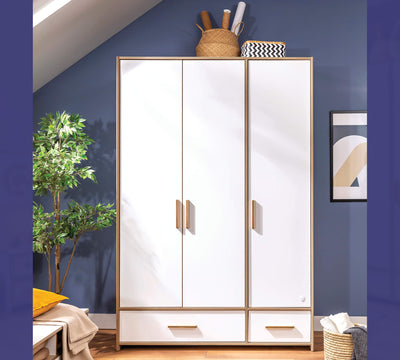 Modera 3 Doors Wardrobe