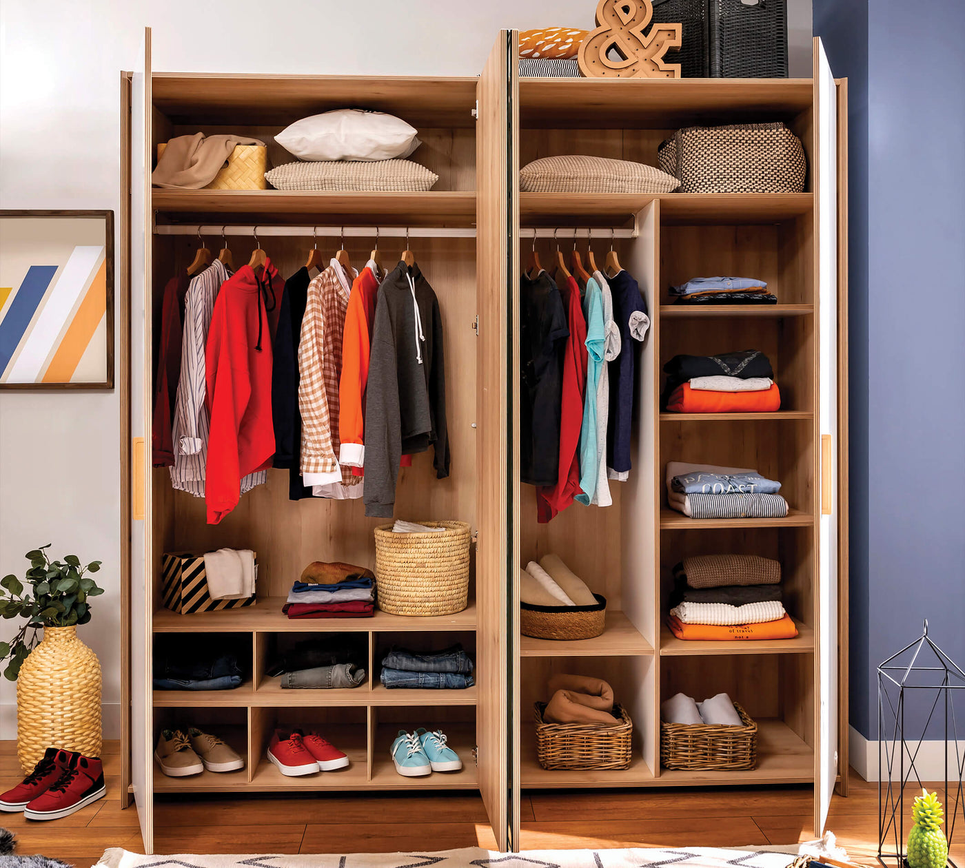 Modera 4 Doors Wardrobe - ON ORDER ONLY