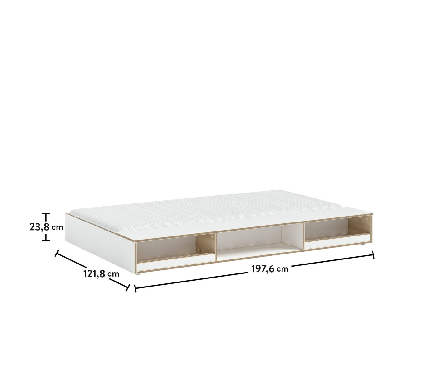 Modera Pull-out Bed With Partitions [90x190 Cm] - ON ORDER ONLY