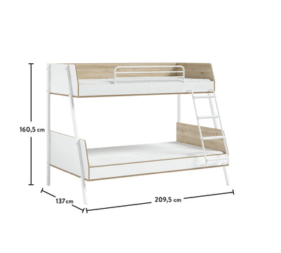 Modera Large Bunk Bed [90x200 - 120x200 Cm]