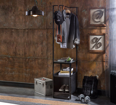 Dark Metal Bookcase Without Door - ON ORDER ONLY