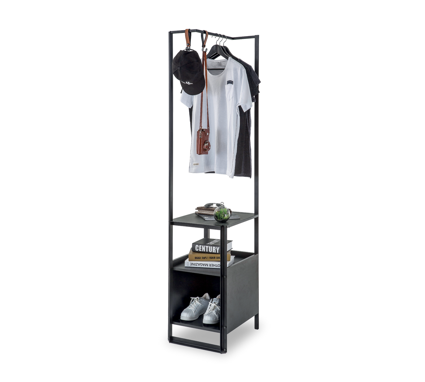 Dark Metal Bookcase Without Door - ON ORDER ONLY
