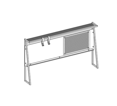 Dark Metal Small Study Unit