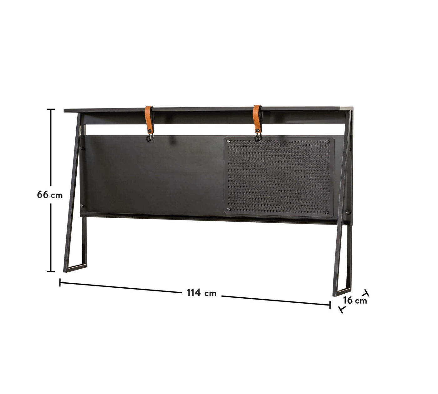 Dark Metal Small Study Unit