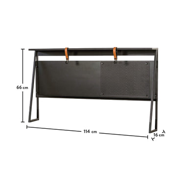 Dark Metal Small Study Unit