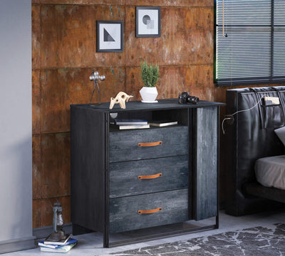 Dark Metal Large Dresser - ON ORDER ONLY