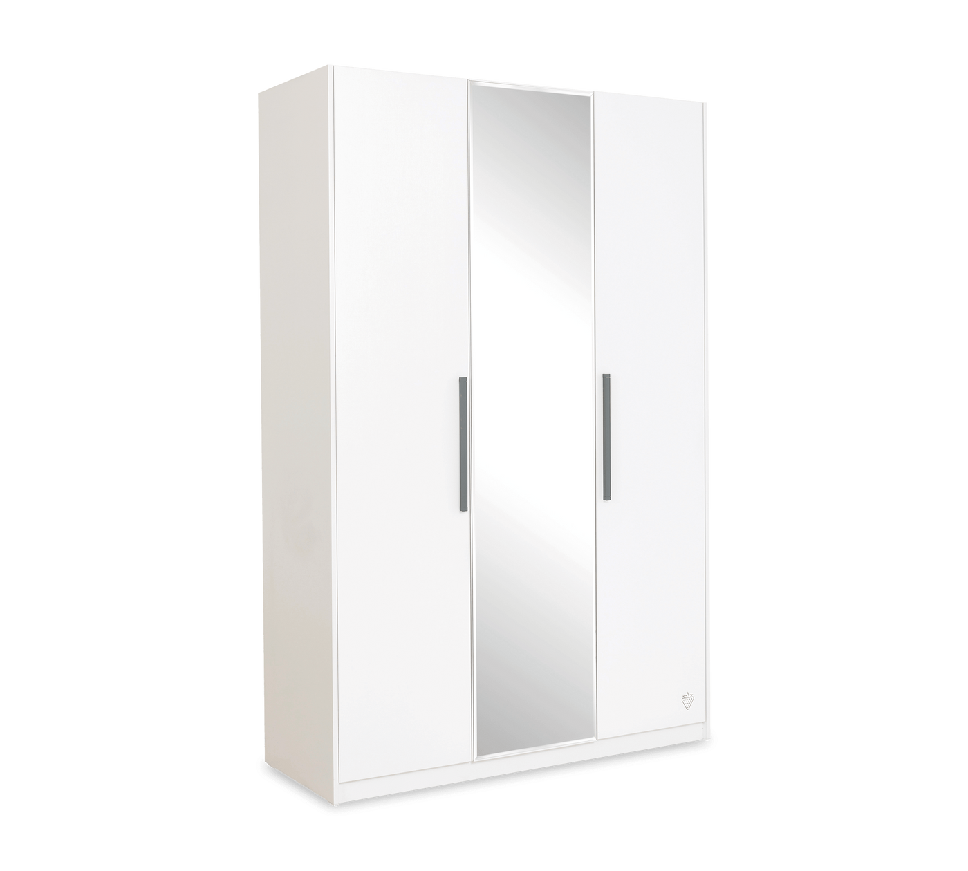 White 3 Doors Wardrobe - New