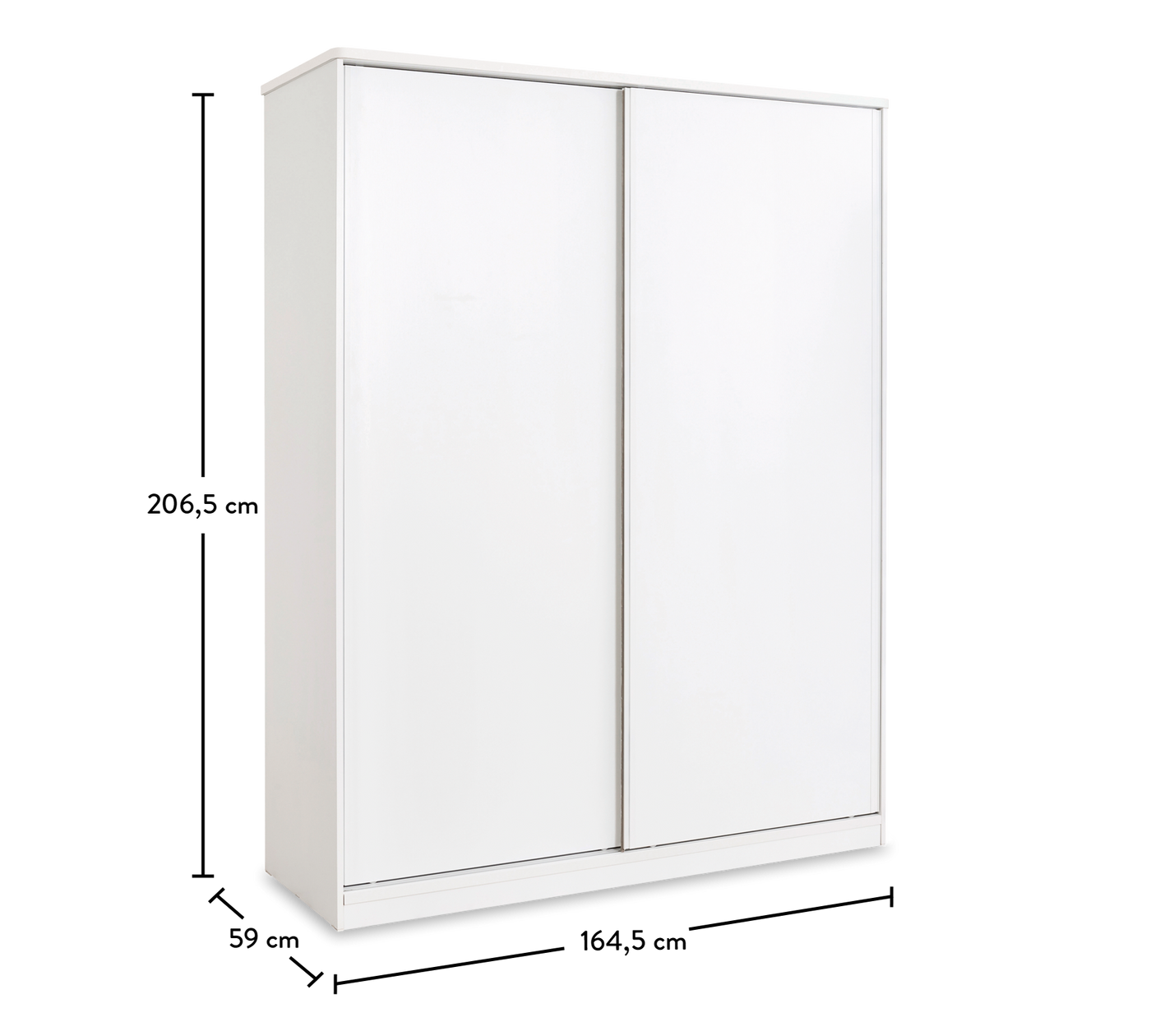 White Sliding Wardrobe