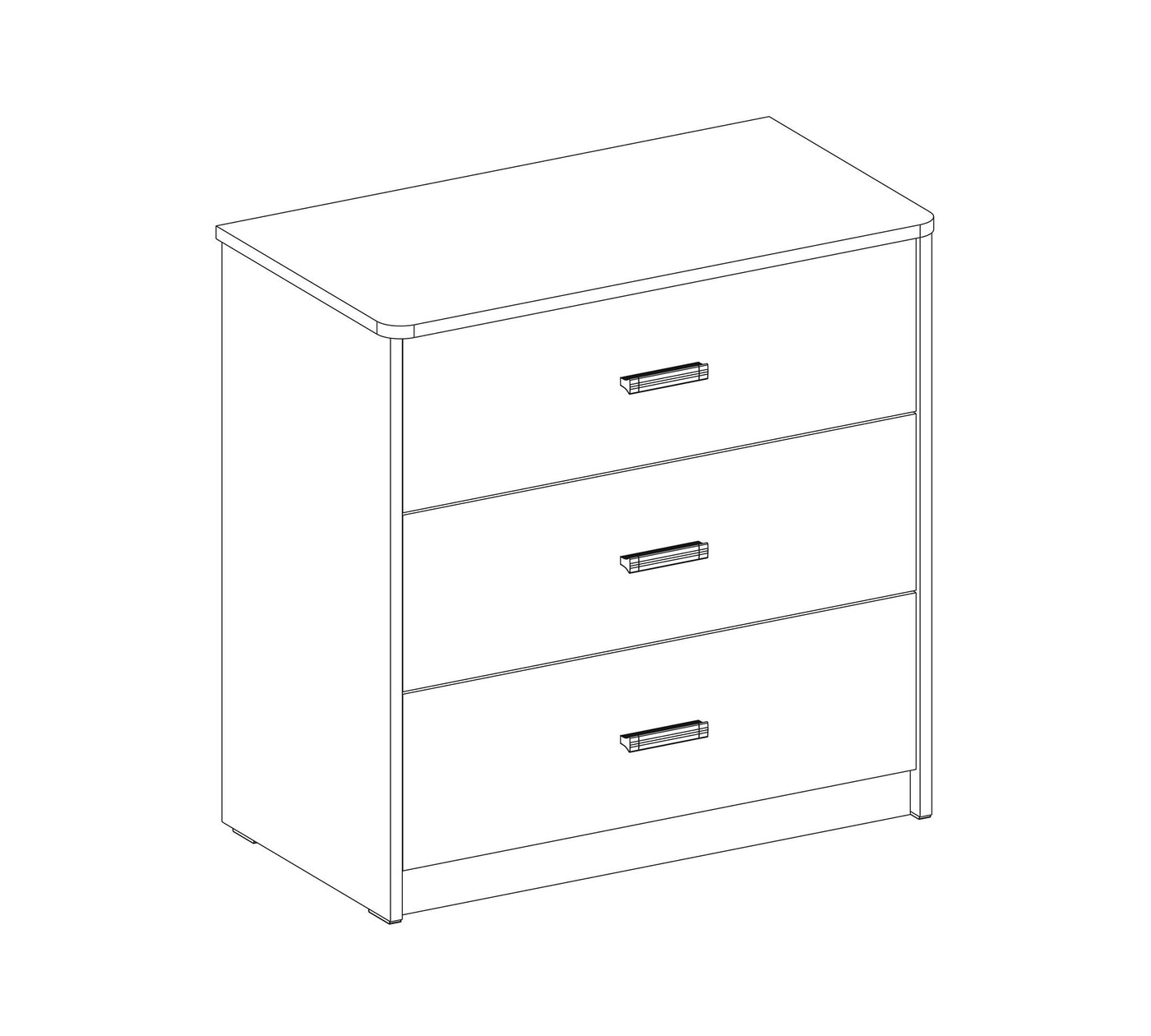 White Dresser