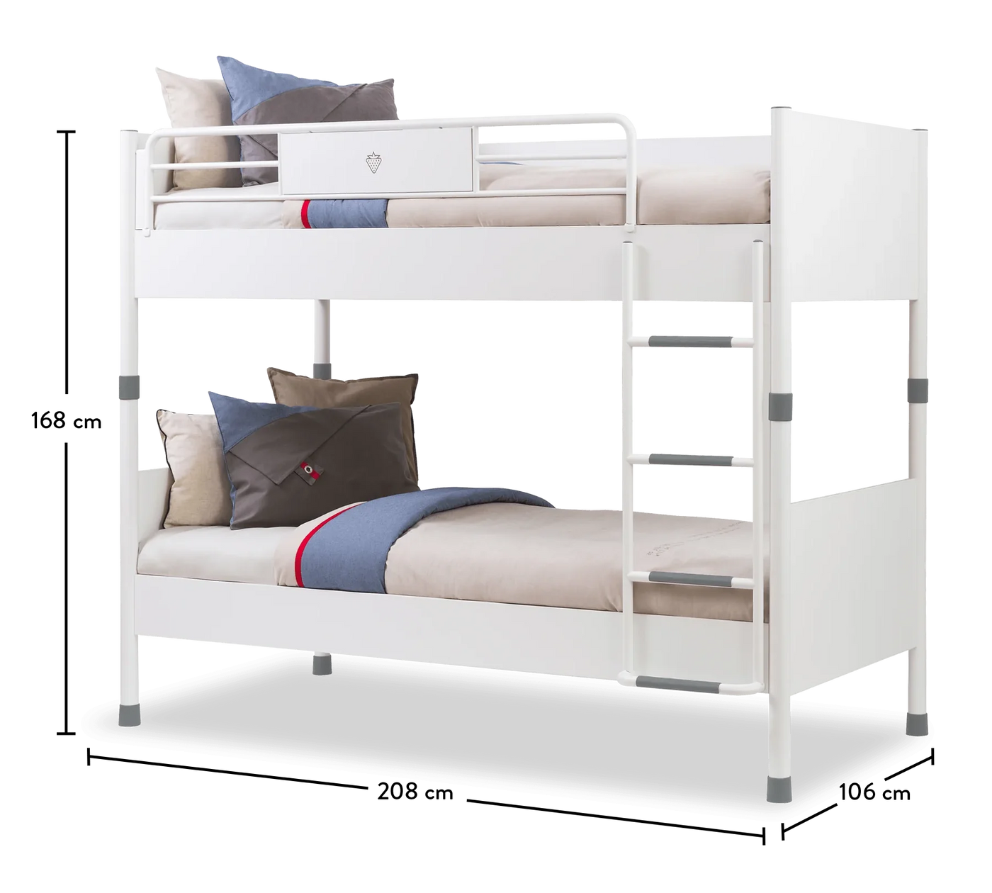 White bunk Bed [90x200 Cm]