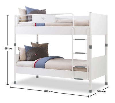White bunk Bed [90x200 Cm]
