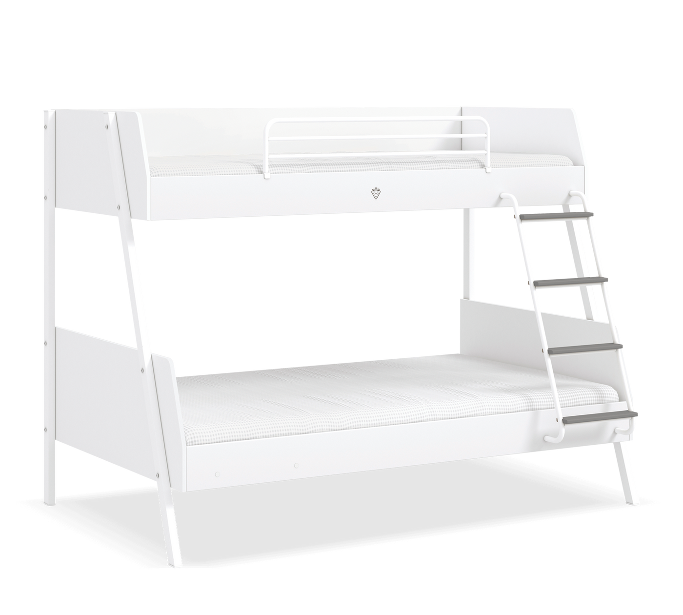 White Large Bunk Bed [90x200-120x200 Cm]