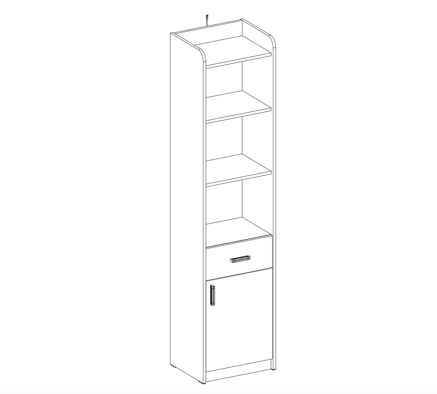 White Bookcase - ON ORDER ONLY