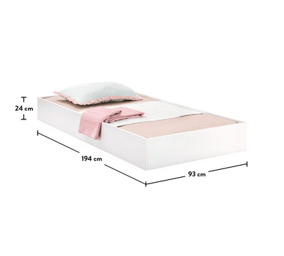 Selena Pink Pull-out Bed [90x190 Cm]
