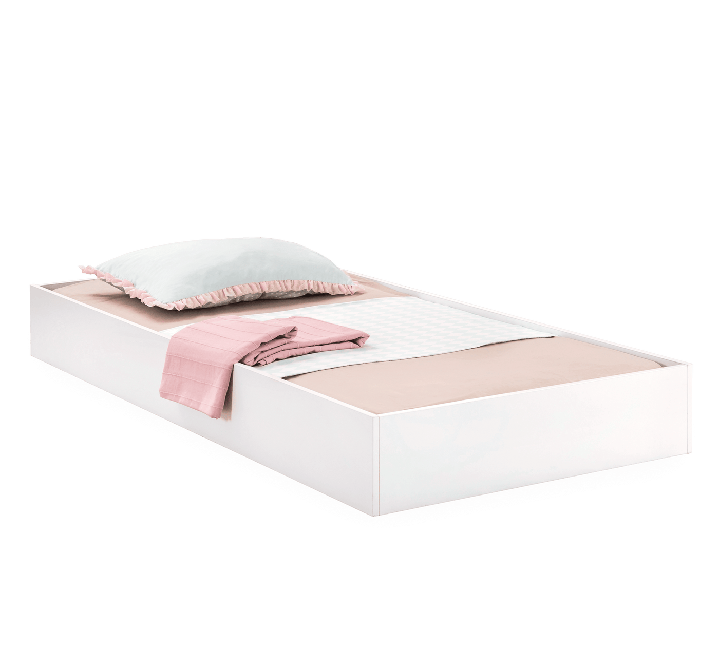 Selena Pink Pull-out Bed [90x190 Cm]