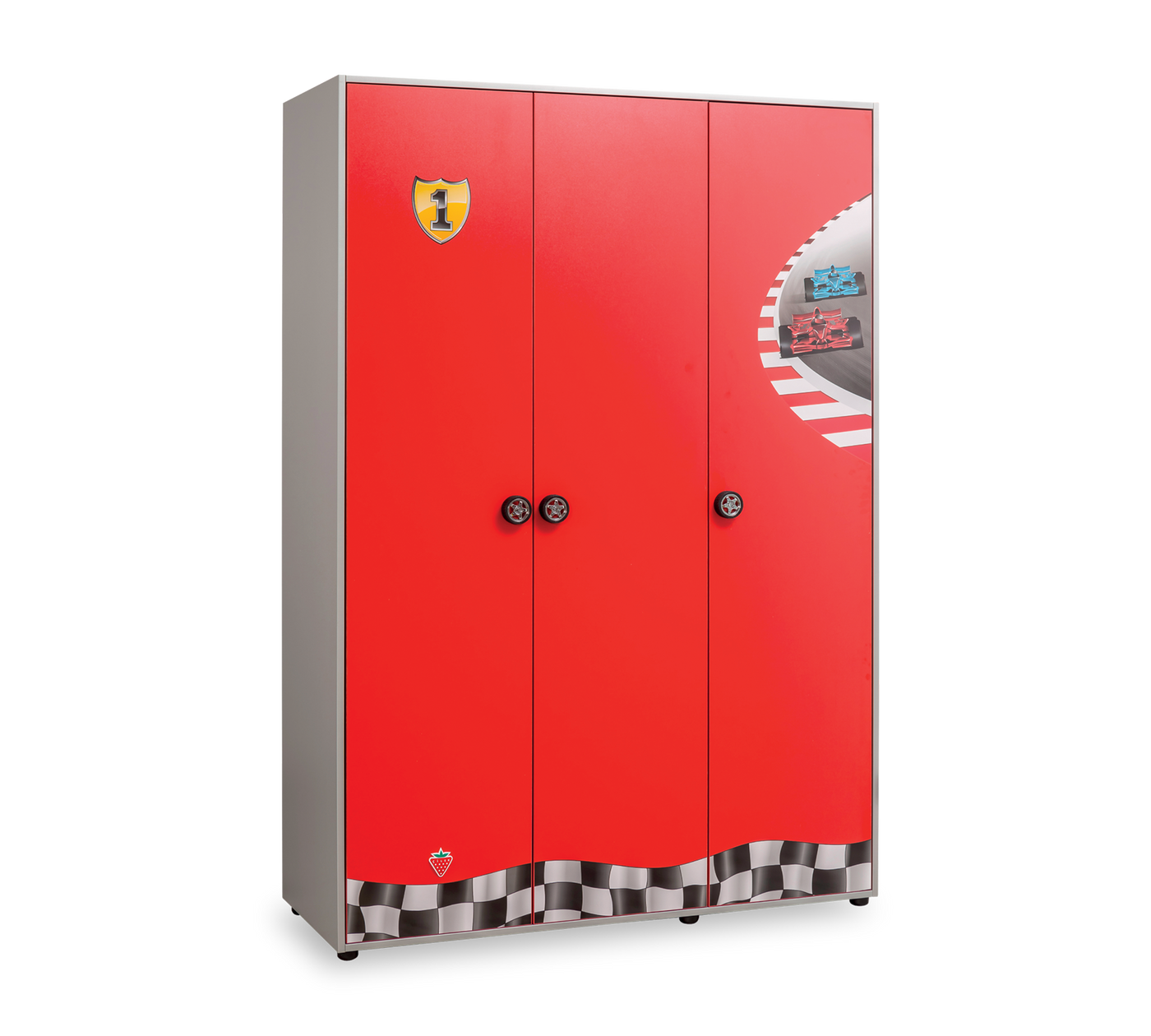 Race Cup 3 Doors Wardrobe