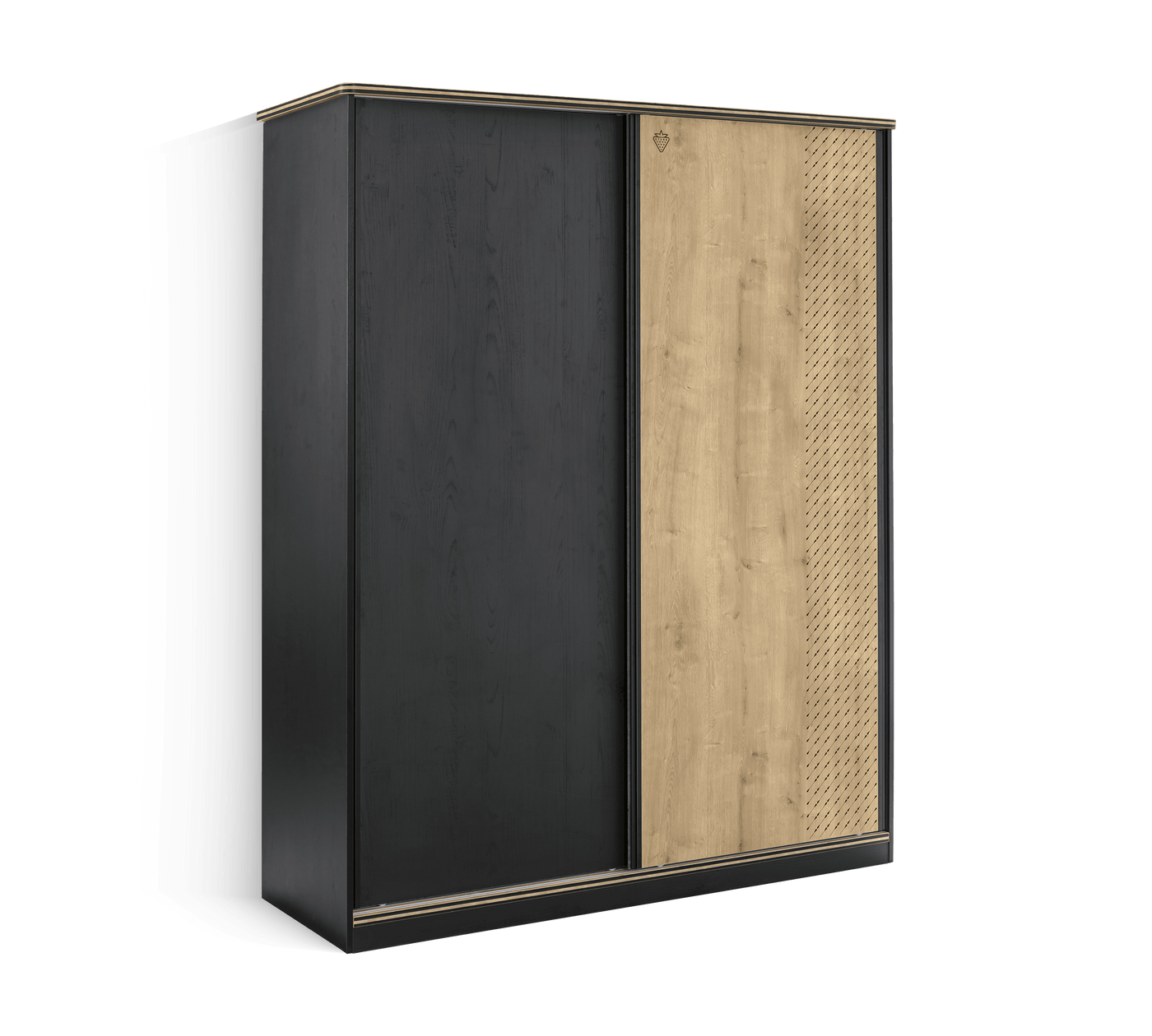 Black Sliding Wardrobe