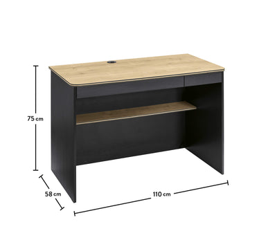 Black Small Study Desk - ON ORDER ONLY