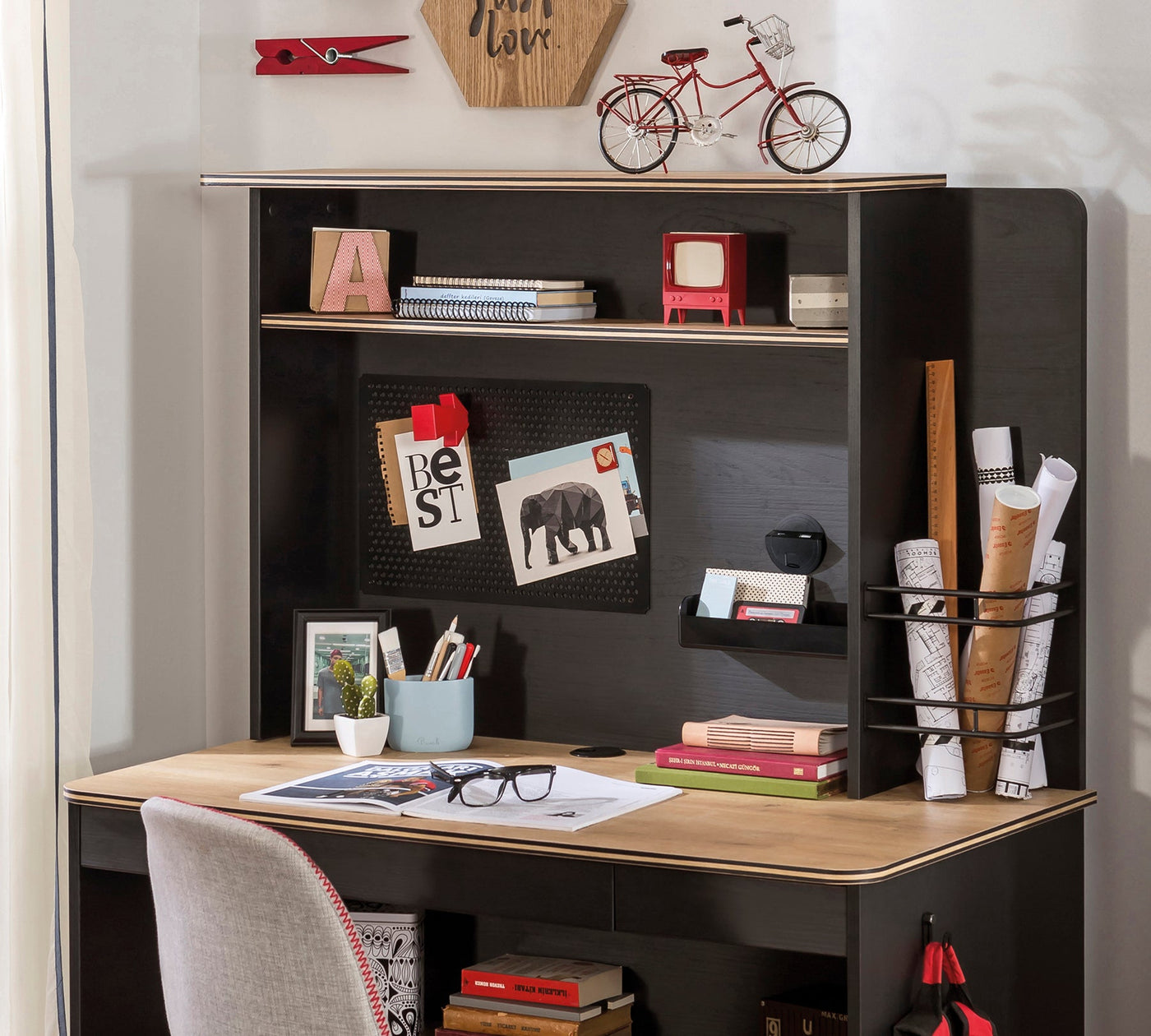 Black Small Study Unit - ON ORDER ONLY