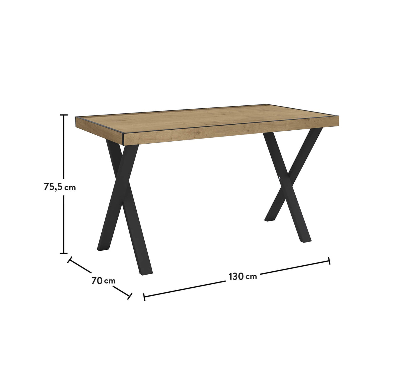 Young Study Desk Black
